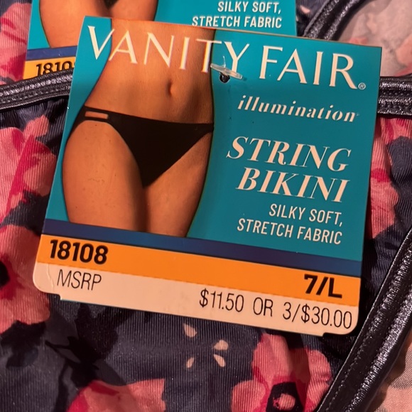 Vanity Fair silky soft panties size 7/Large - Picture 2 of 3